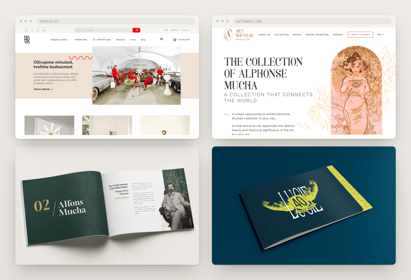 Portfolio kolaz selection 1 | Vilu si vyberete z výšky. Rezervaci vyřídí web.