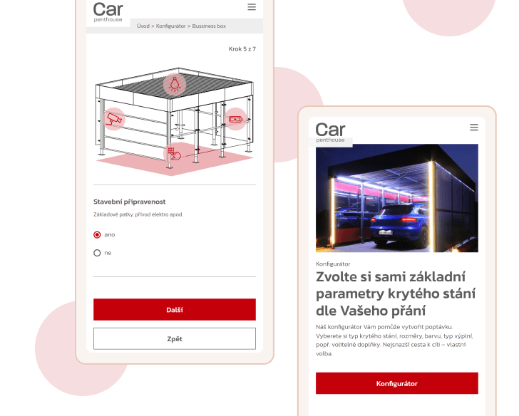 carpenthouse | Konfigurátor posílá obchodu přesné poptávky