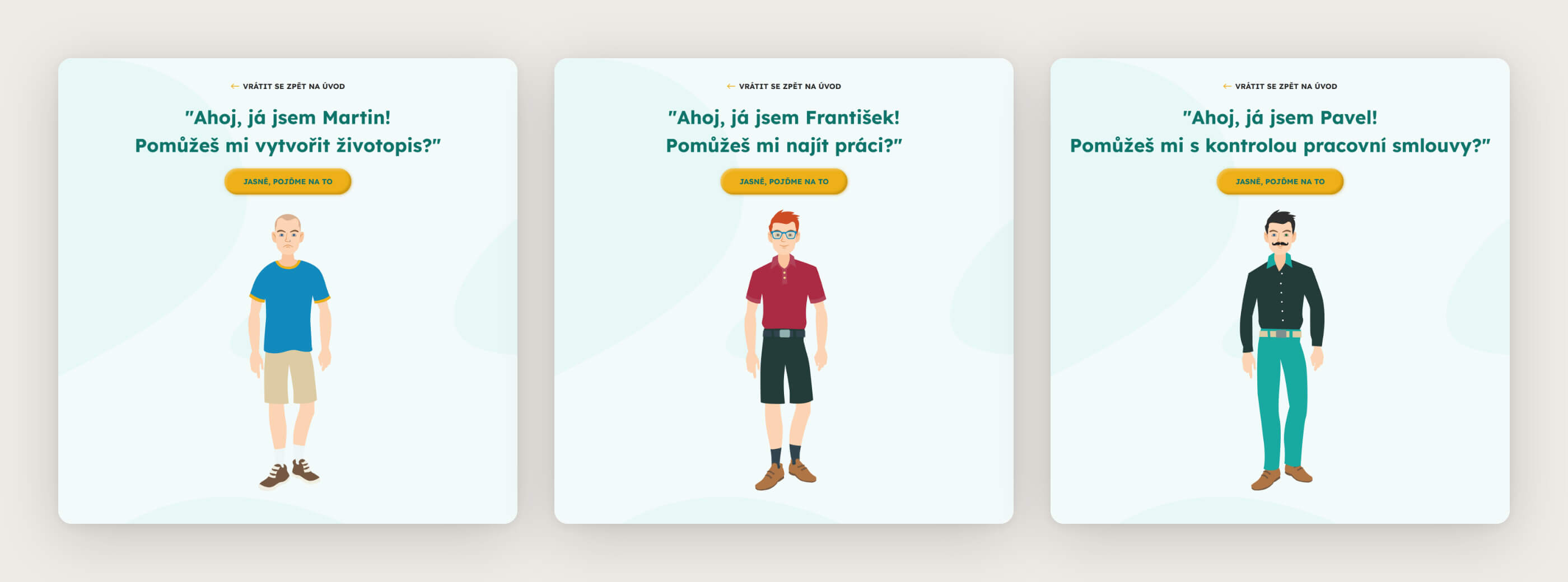 cestakzamestnani 04 postavy | Hru o hledání práce jsme naprogramovali od nuly