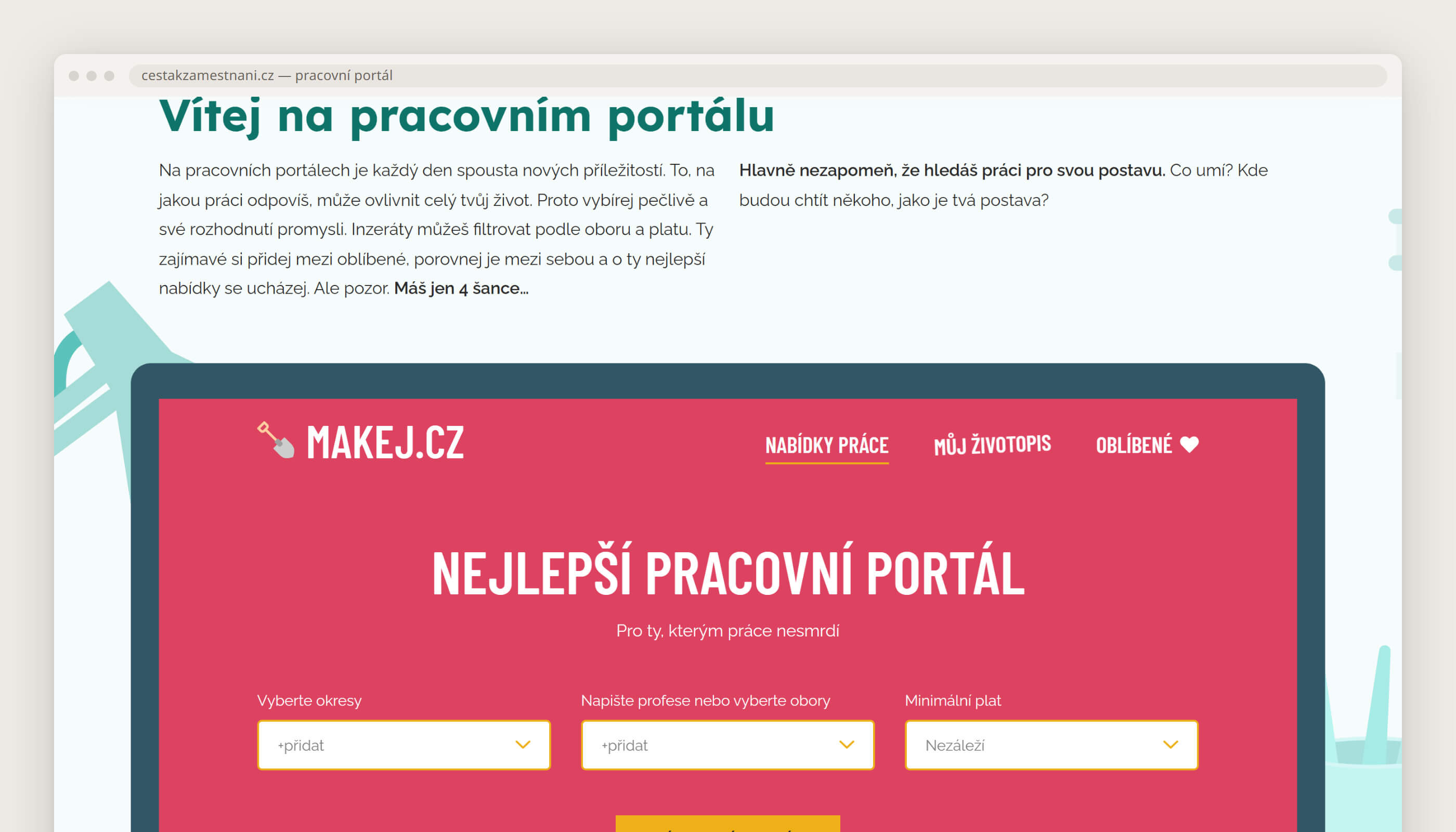 cestakzamestnani 05 portal | Hru o hledání práce jsme naprogramovali od nuly