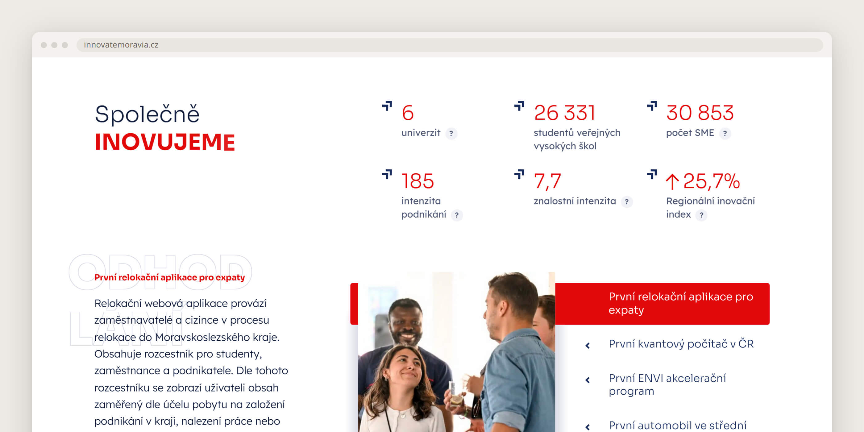 innovatemoravia 02 cisla | Web, který unese katalog celého kraje