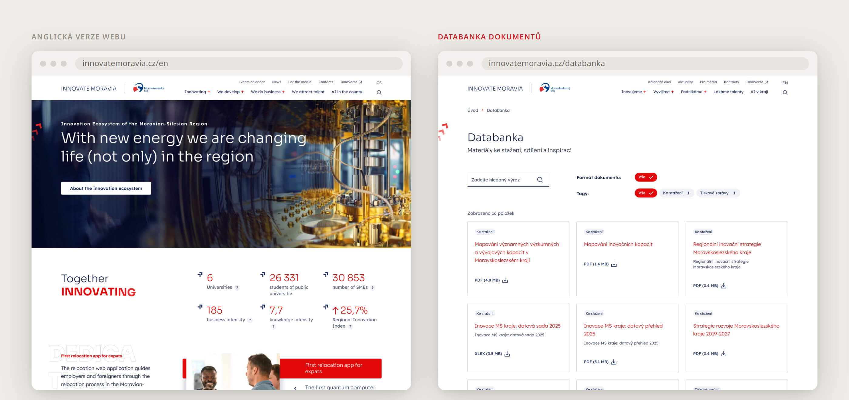 innovatemoravia 07 jazyky databanka | Web, který unese katalog celého kraje